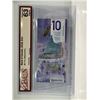 Image 1 : 2018 Bank of Canada 10 Dollar Note SN FTW2503384 Wilkins-Poloz