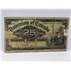 Image 1 : 1900 Dominion of Canada 25 Cent Note SN N/A Boville