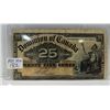 Image 1 : 1900 Dominion of Canada 25 Cent Note SN N/A Boville