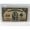 Image 1 : 1923 Dominion of Canada 25 Cent Note SN 138272 McCavour-Saunders