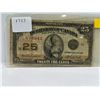 Image 1 : 1923 Dominion of Canada 25 Cent Note SN 646041 Campbell-Clark