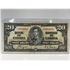 Image 1 : 1937 Bank of Canada 20 Dollar Note SN K/E6664092 Coyne-Towers