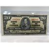 Image 1 : 1937 Bank of Canada 20 Dollar Note SN L/E0907956 Coyne-Towers