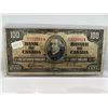 Image 1 : 1937 Bank of Canada 100 Dollar Note SN B/J3225814 Gordon-Towers