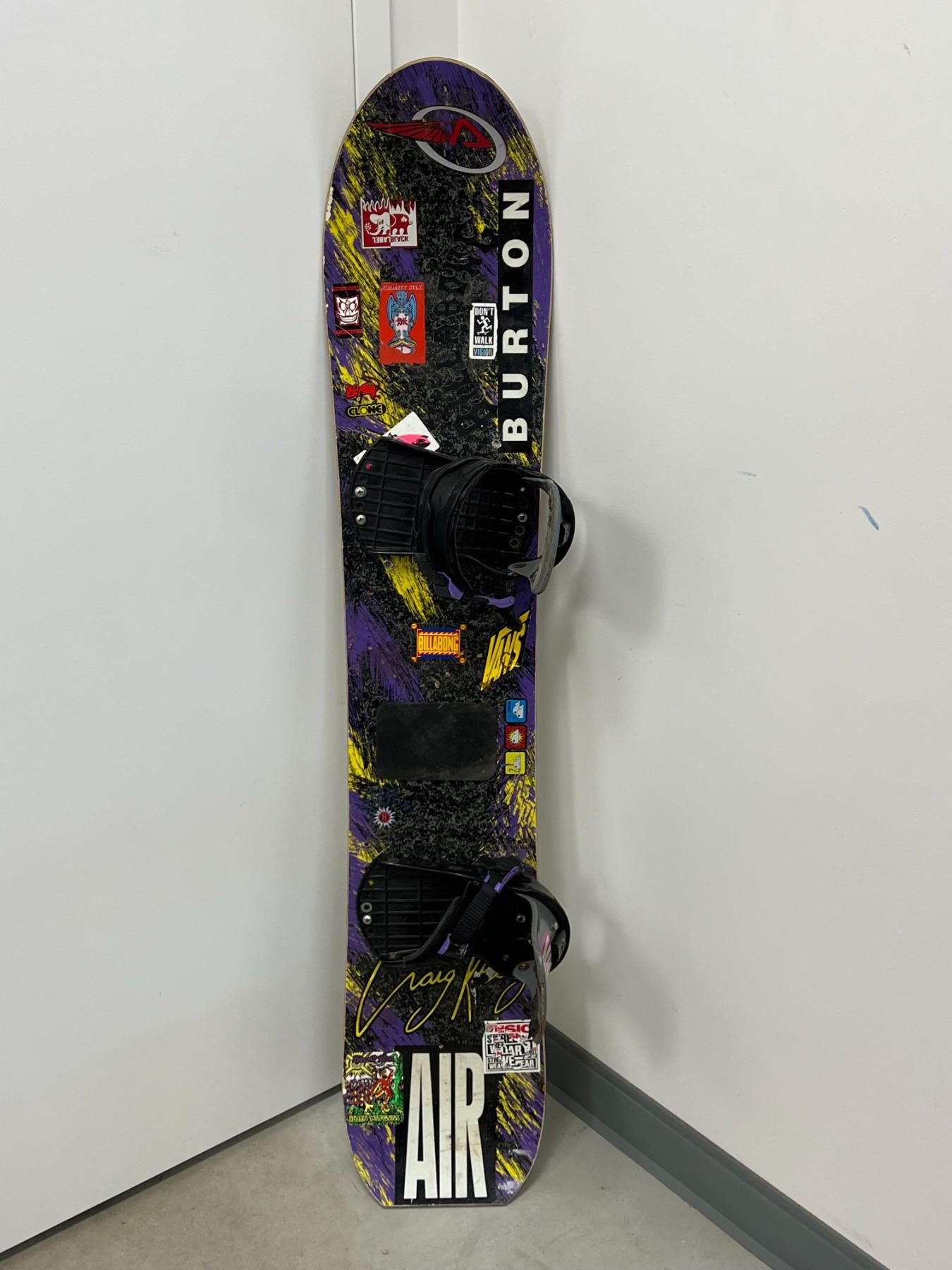 90s Burton Craig Kelly Air Snowboard 56
