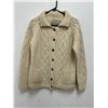 Image 1 : Hand Knit Aran Pure Wool Sweater - see all photos for size & details