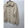 Image 3 : Hand Knit Aran Pure Wool Sweater - see all photos for size & details