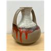 Image 1 : Mid Century Roger's Collection Double Handled Art Pottery Vase - Approx: 10"T 9"W