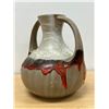 Image 3 : Mid Century Roger's Collection Double Handled Art Pottery Vase - Approx: 10"T 9"W