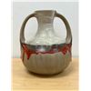 Image 4 : Mid Century Roger's Collection Double Handled Art Pottery Vase - Approx: 10"T 9"W