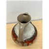 Image 5 : Mid Century Roger's Collection Double Handled Art Pottery Vase - Approx: 10"T 9"W