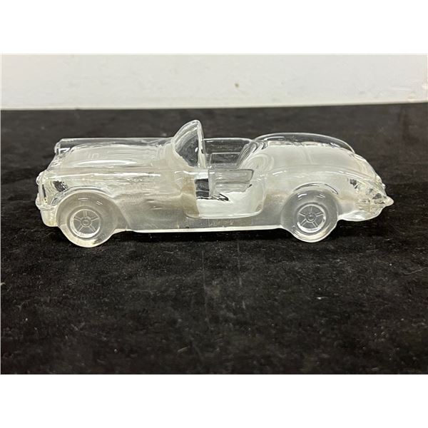 1950s Chevy Corvette Art Glass Car - nice details - approx: 6.5x2.5"