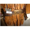 Image 6 : Native Scout  Leather Coat with Gunbelt and