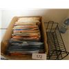 Image 1 : Collection of vinyl records 45's c/w holder