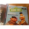 Image 3 : Sesame street vinyl records, 45's, vinyl sleeves,