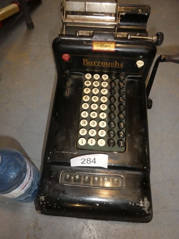 Burroughs adding machine