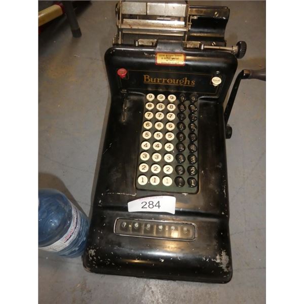 Burroughs Adding Machine Burroughs adding machine