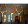 Image 7 : 4 Vintage Tennis rachets and Presses