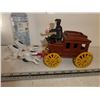 Image 1 : Cast iron stage coach w/ horses