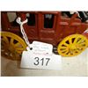 Image 5 : Cast iron stage coach w/ horses