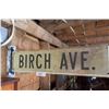 Image 1 : Two Sided "Birch Ave" street sign