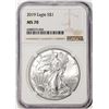 Image 1 : 2019 $1 American Silver Eagle Coin NGC MS70
