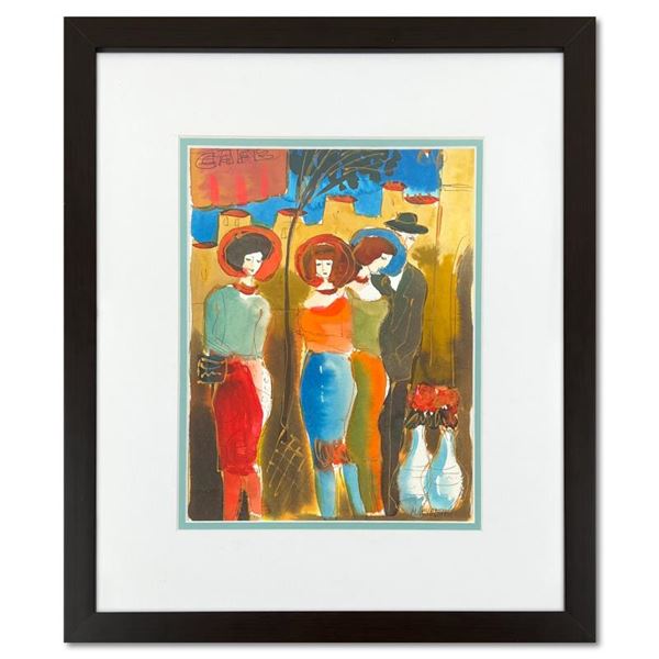 Moshe Leider Original Mixed Media on Paper