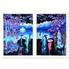 Image 1 : Zina Roitman "Rainy Night" Limited Edition Serigraph On Paper