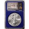 Image 1 : 2017(P) $1 American Silver Eagle Coin NGC MS70 Struck at Philadelphia