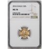 Image 1 : 2016 $5 American Gold Eagle Coin NGC MS70