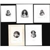 Lot of (5) 1800's Vignette from Original Proof Plates