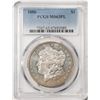 1886 $1 Morgan Silver Dollar Coin PCGS MS63PL