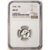 Image 1 : 1942 Mercury Dime Coin NGC MS67