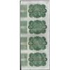 Image 2 : Uncut Sheet of (4) State of Louisiana Baby Bond Obsolete Notes