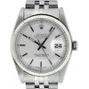 Rolex Mens Stainless Steel Silver Index Datejust Wristwatch