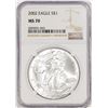Image 1 : 2002 $1 American Silver Eagle Coin NGC MS70