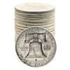 Image 2 : Roll of (20) Brilliant Uncirculated 1959 Franklin Half Dollar Coins