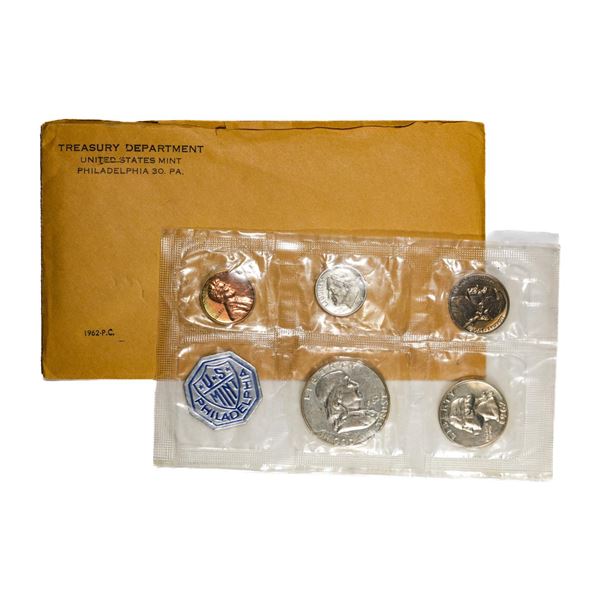 1962 (5) Coin Proof Set in Envelope