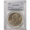 Image 1 : 1973 $1 Eisenhower Dollar Coin PCGS MS65