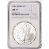 Image 1 : 2007 $1 American Silver Eagle Coin NGC MS70