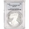 Image 1 : 2004-W $1 Proof American Silver Eagle Coin PCGS PR69DCAM