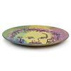 Image 3 : Steve Kaufman (1960-2010) "Einstein" Original Hand Painted Plate