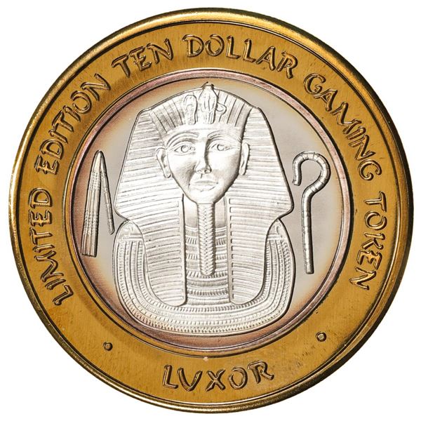 .999 Silver Luxor Las Vegas, Nevada $10 Casino Limited Edition Gaming Token