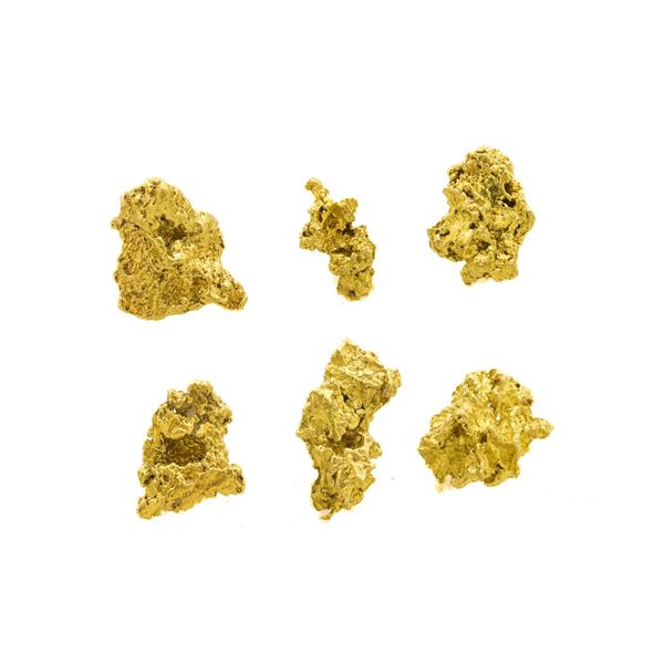 Lot of Mexico Gold Nuggets 1.40 Grams Total Weight