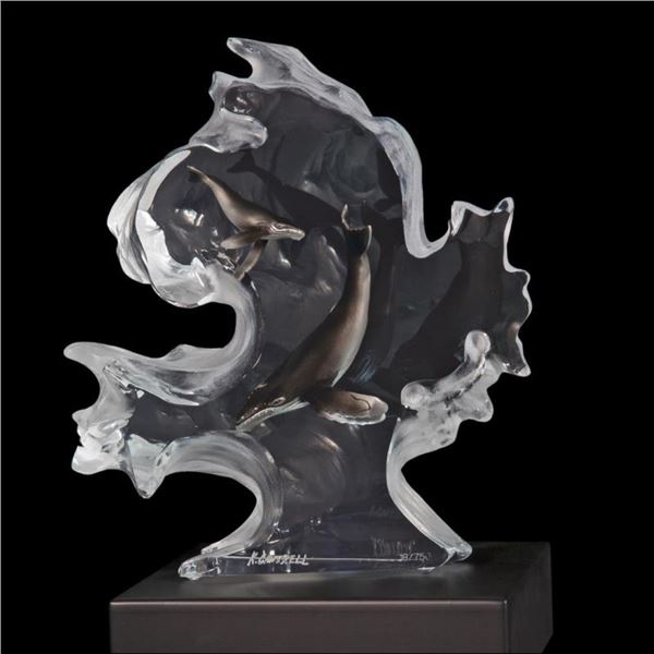 Kitty Cantrell "Mother Nature" Limited Edition Mixed Media Lucite Sculpture