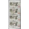 Image 1 : Uncut Sheet of (4) State of Louisiana Baby Bond Obsolete Notes