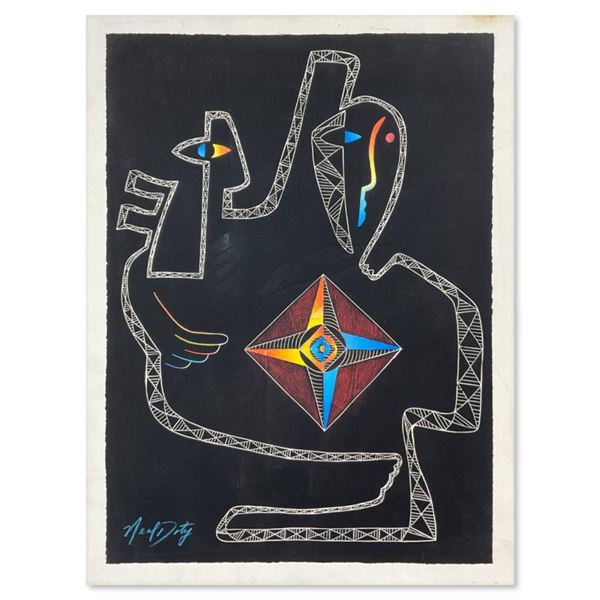 Neal Doty (1941-2016) Original Mixed Media on Paper