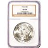 Image 1 : 1922 $1 Peace Silver Dollar Coin NGC MS64