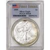 Image 1 : 1999 $1 American Silver Eagle Coin PCGS MS68 First Strike