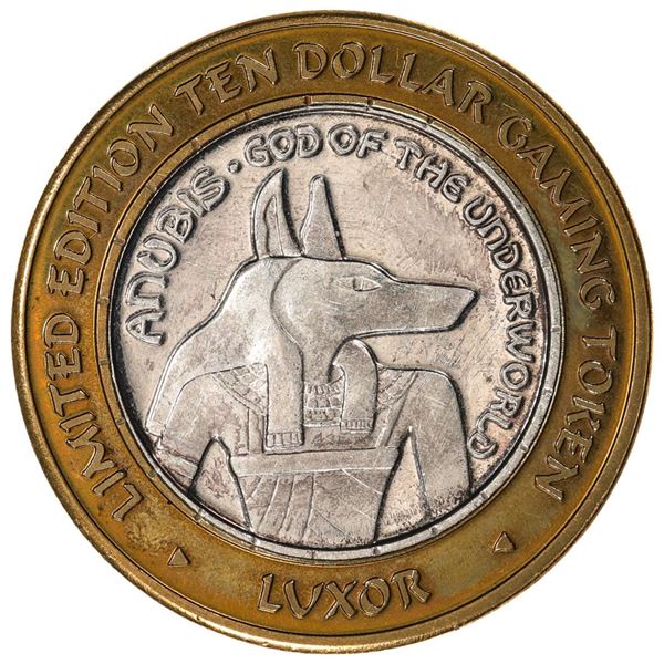 .999 Silver Luxor Las Vegas, Nevada $10 Casino Limited Edition Gaming Token